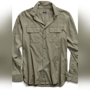 Used Todd Snyder Medium Lightweight Italian Military Shirt in Sage